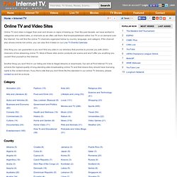Online TV and Video Sites