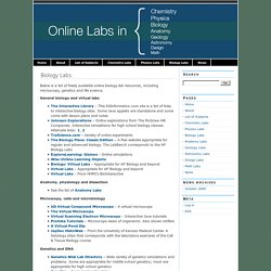 Biology Labs - OnlineLabs.in - Virtual laboratory simulations for science education
