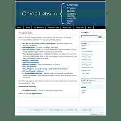Physics Labs - OnlineLabs.in - Virtual laboratory simulations for science education