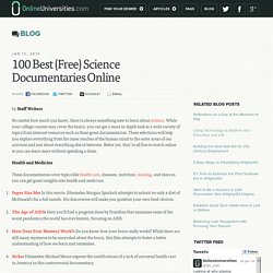 100 Best Science Documentaries Online