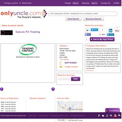 OnlyUncle.com - Business & Finance - Sakura FX Trading