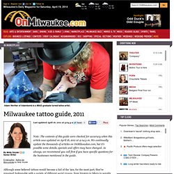 Marketplace: Milwaukee tattoo guide, 2011