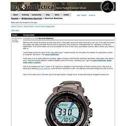 onPoint Tactical - Thread: Survival Watches