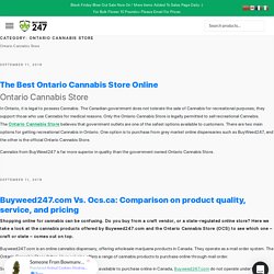 Ontario Cannabis Store Archives - Buy Weed Online