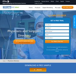 Canadian Medical Directory Online Database