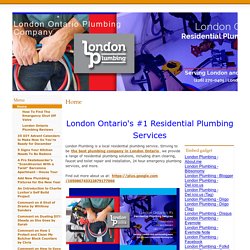 London Ontario Plumbing Company