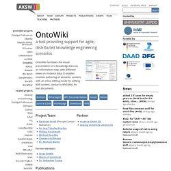 OntoWiki — Agile Knowledge Engineering and Semantic Web