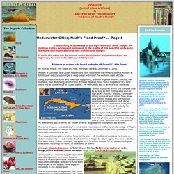 Underwater Cities; Noah's Flood Proof?