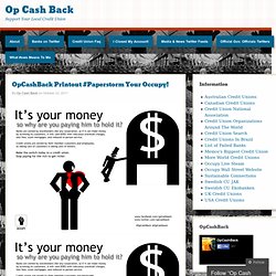 OpCashBack Printout #Paperstorm Your Occupy!