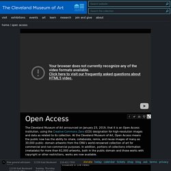 Cleveland Museum of Art - Open Access