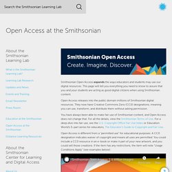 Open Access at the Smithsonian