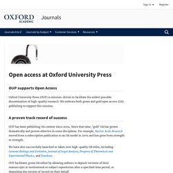 OUP Open Access