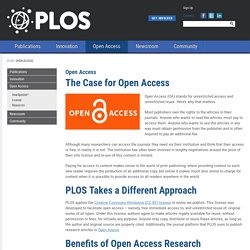 Public Library of Science: Open Access