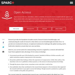 Open Access - SPARC