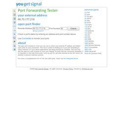 Open Port Check Tool - Test Port Forwarding on Your Router