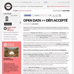 Open data >> défi accepté