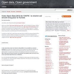 Open data, Open government