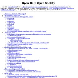 Open Data Open Society