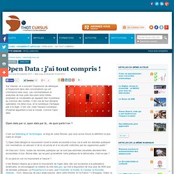 Open Data : j'ai tout compris !