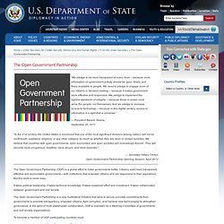 The Open Government Partnership