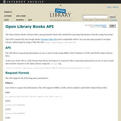 Open Library Books API