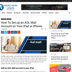 How To Open AOL Mail Account In iPhone Or iPad