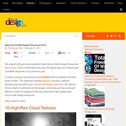 Open Source Web Design Resources Part 2