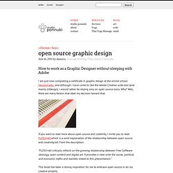 Open source Graphic Design