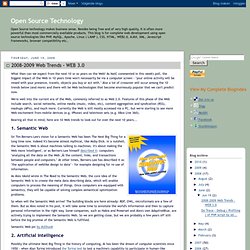 2008-2009 Web Trends - WEB 3.0