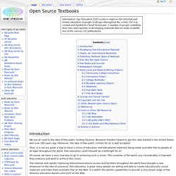 Open Source Textbooks - IAE-Pedia