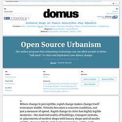Open Source Urbanism - Op-Ed