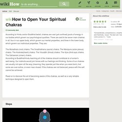 How to Open Your Spiritual Chakras: 9 Steps