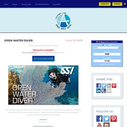 Open Water Scuba Diving