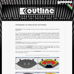 Openarray 3D Simulation Software
