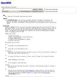 OpenBSD manual pages
