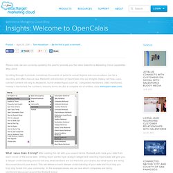Welcome to OpenCalais