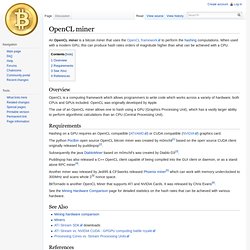 bitcoin opencl