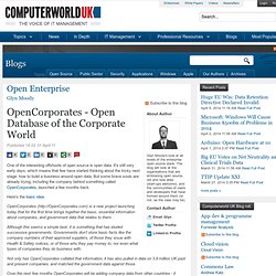 OpenCorporates - Open Database of the Corporate World