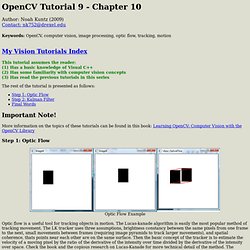 OpenCV Tutorial 9