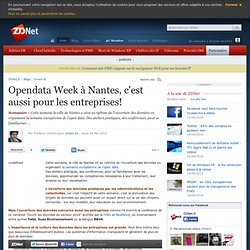 Opendata Week à Nantes, c'est aussi pour les entreprises!