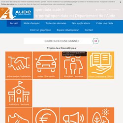 opendata.aude.fr, le portail open data du Département de l’Aude — Open data de l'Aude