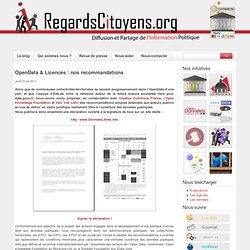 OpenData & Licences : nos recommandations