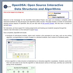 OpenDSA Project Homepage