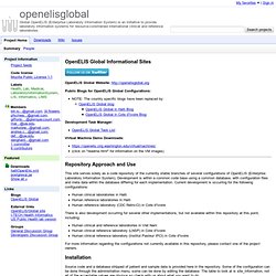 openelisglobal - Global OpenELIS (Enterprise Laboratory Information System) is an initiative to provide laboratory information systems for resource-constrained international clinical and reference laboratories.