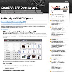 OpenERP: El ERP de software libre