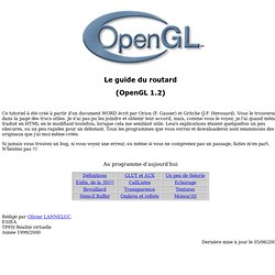OpenGL Tutoriel