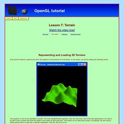 OpenGL Video Tutorial - Terrain