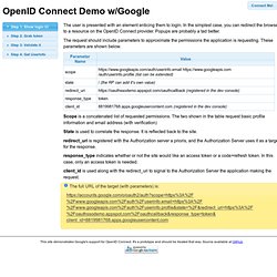 OpenID Connect Demo