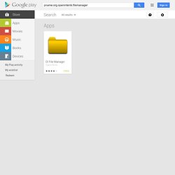 pname:org.openintents.filemanager - Google Play