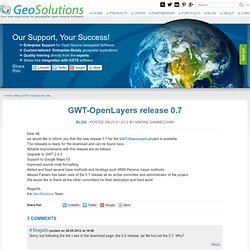 GWT-OpenLayers release 0.7